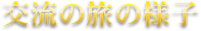 交流の旅の様子