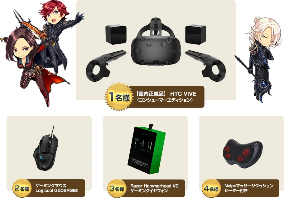 プレゼント賞品